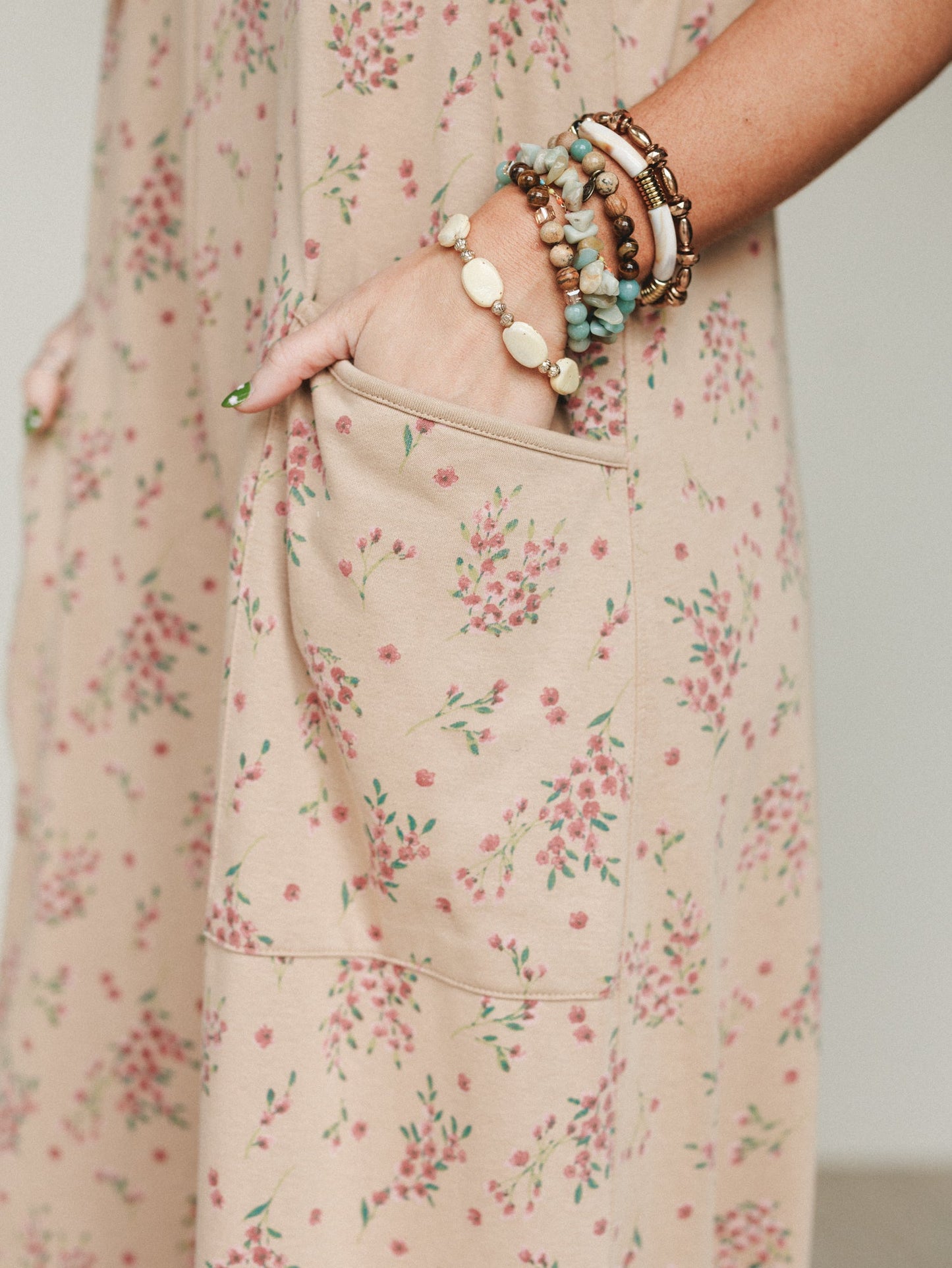 Frills and Frolic Jumpsuit - Khaki