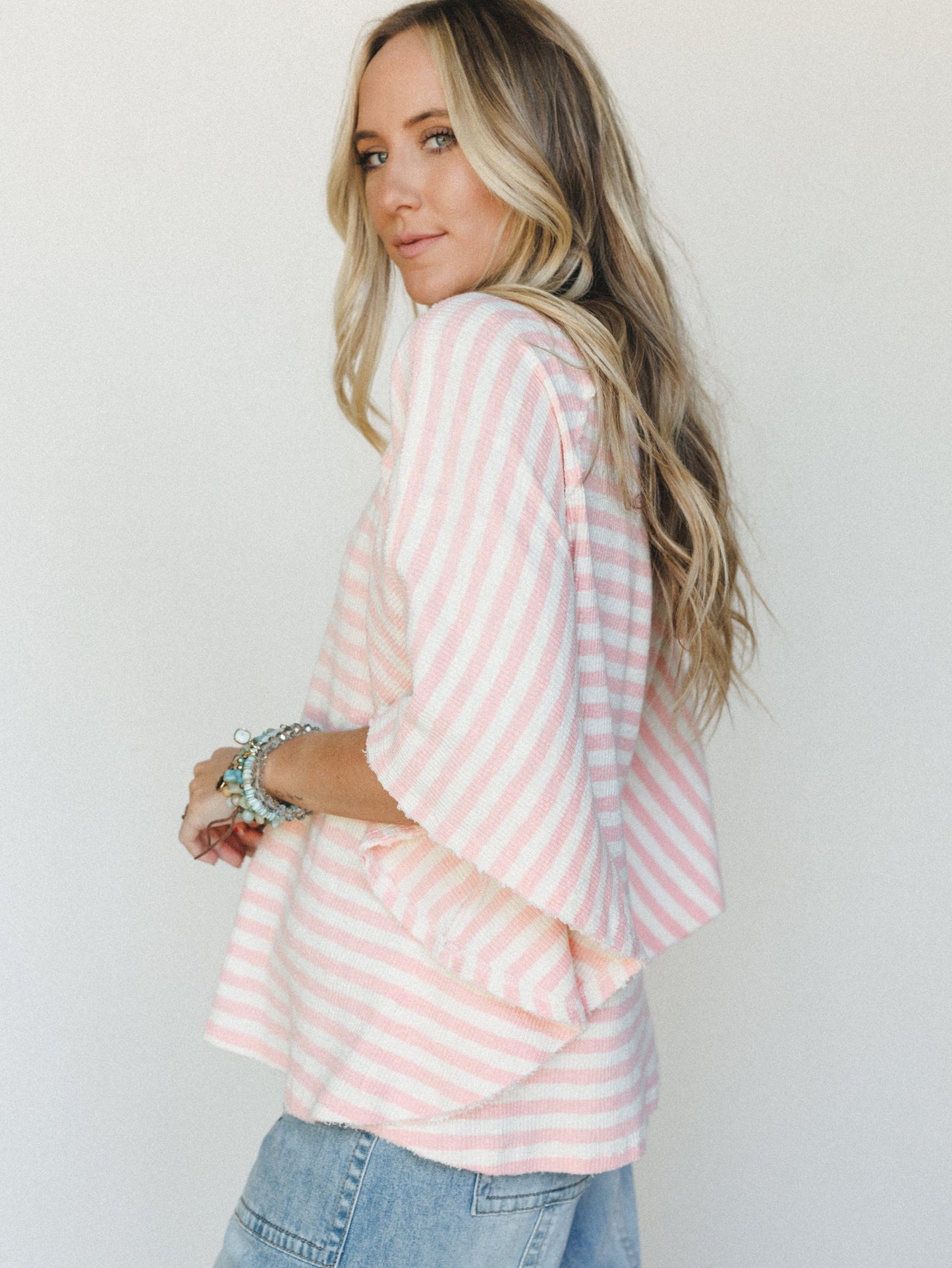 All in Time Tee
- Blush