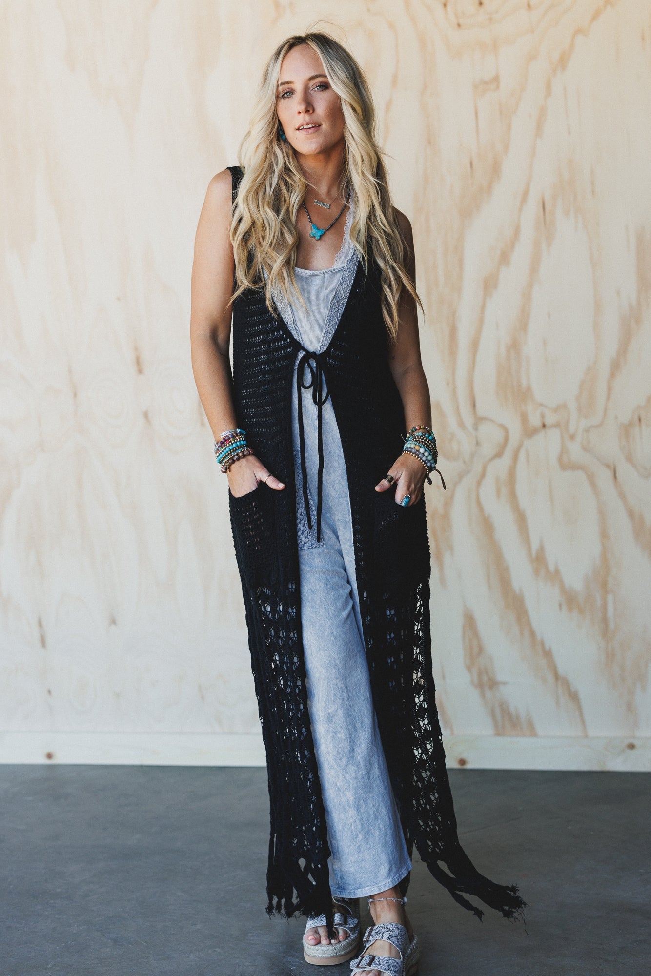 The Nest Seaside Soul Duster - Black