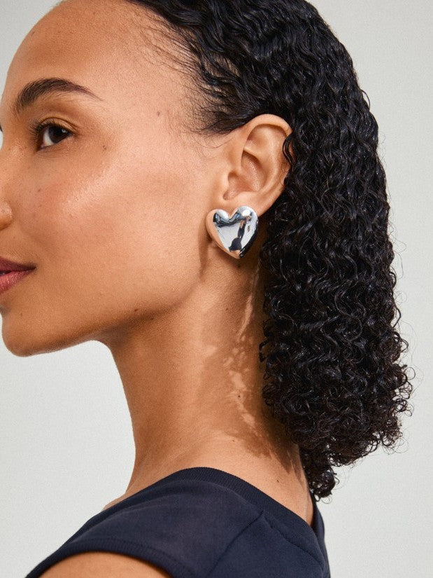 PILGRIM Annemette Heart Earrings