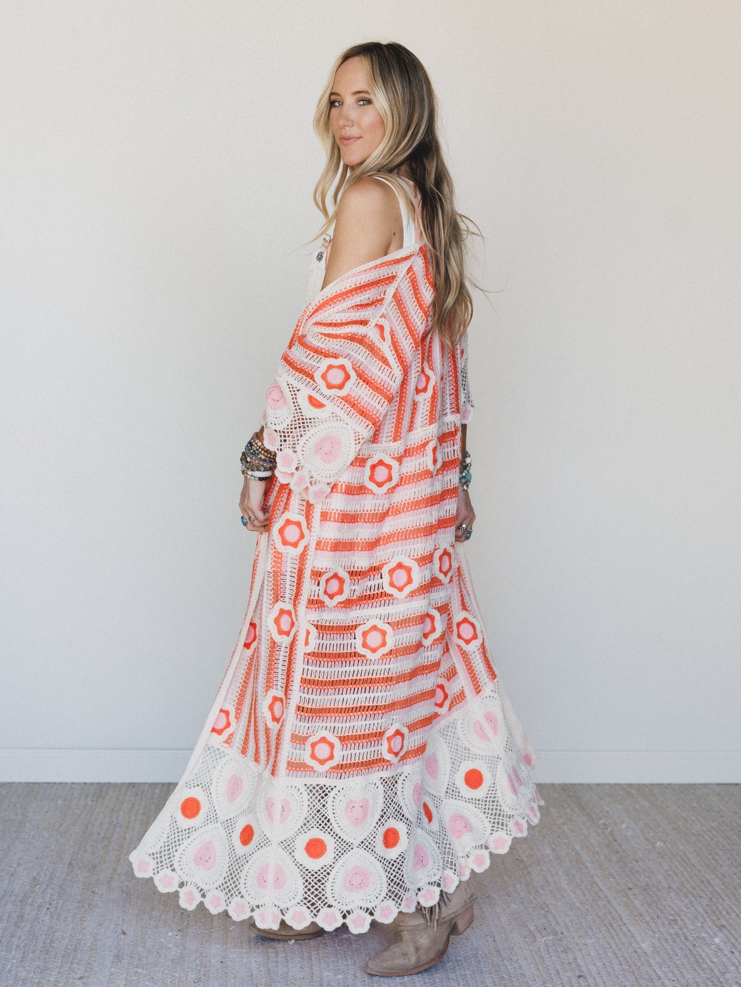 Spring Groove Duster - Orange Multi