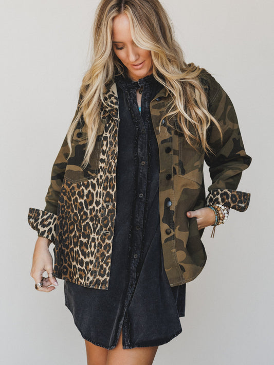 Wild About Camo Jacket - Camo Green