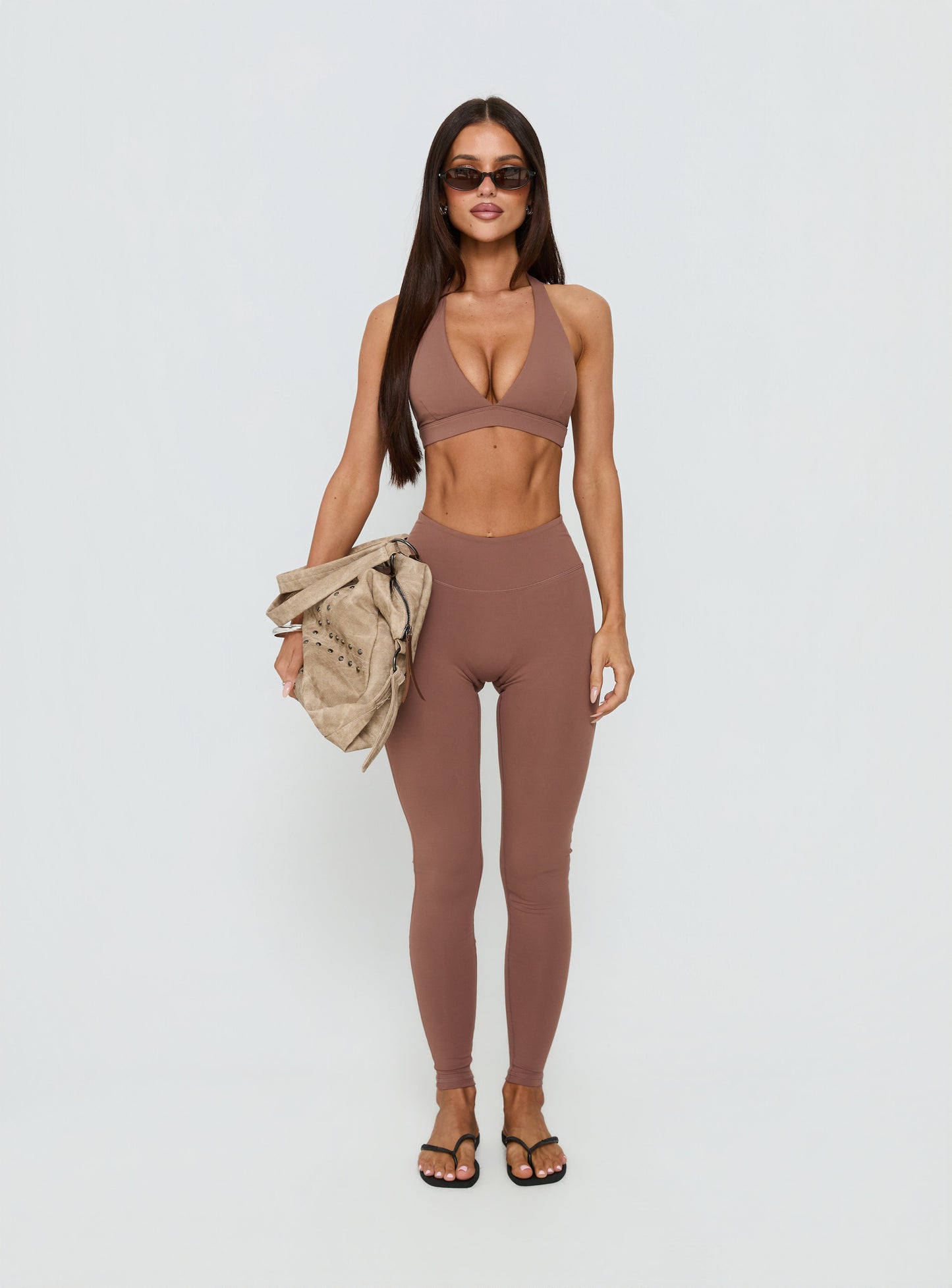 Peak Performance Active Leggings Clay