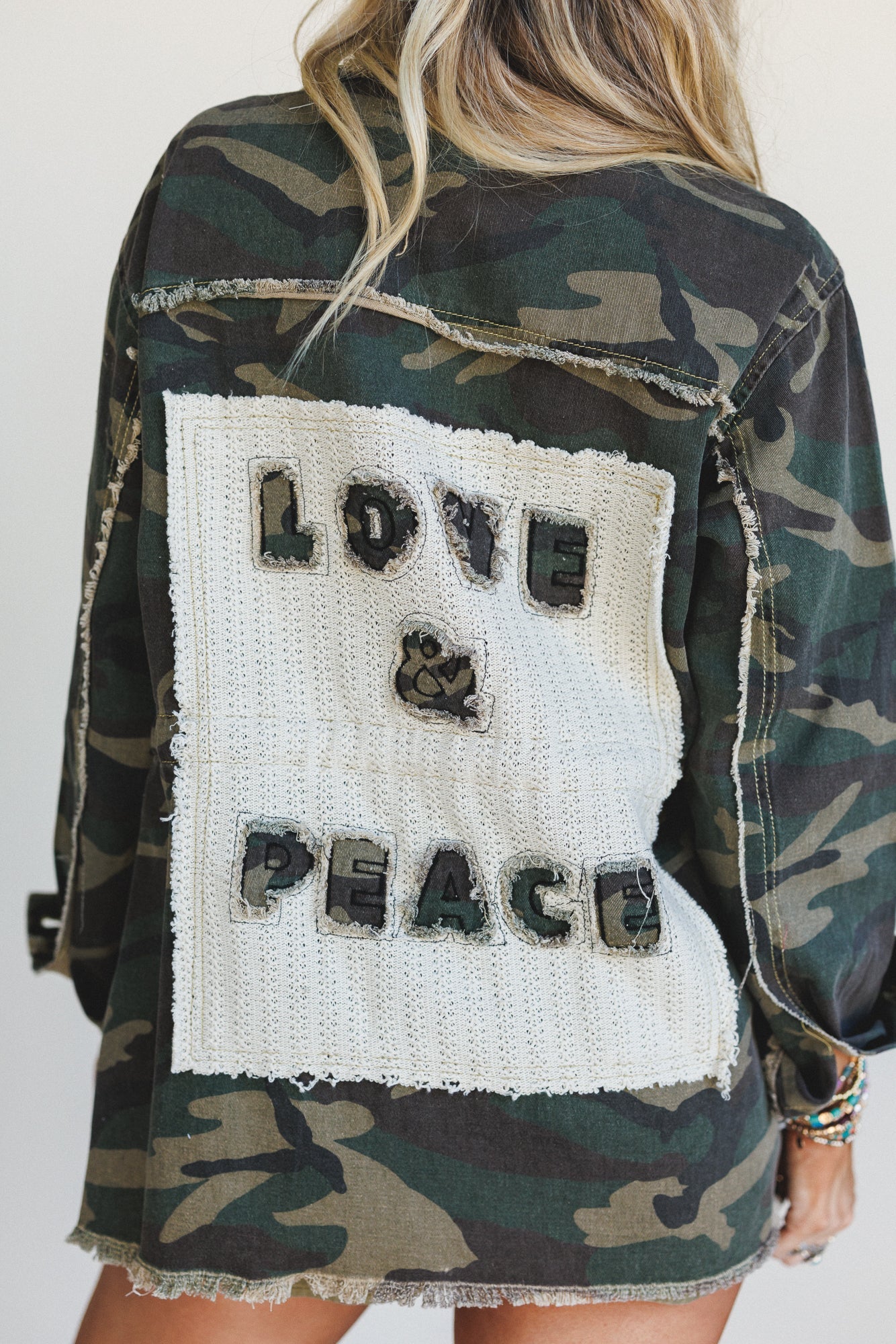 Love And Peace Jacket - Camo