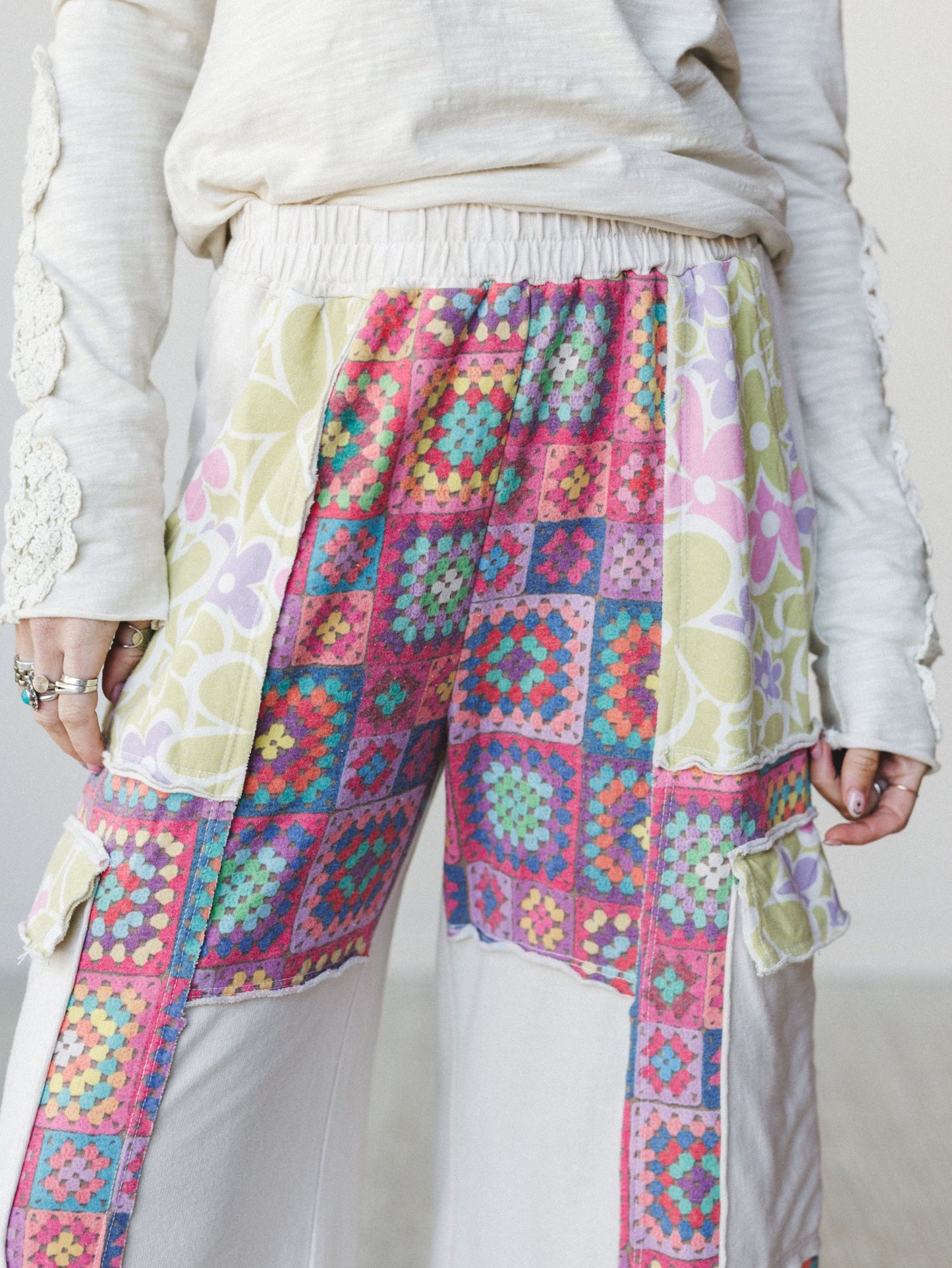 Desert Collage Pants - Natural