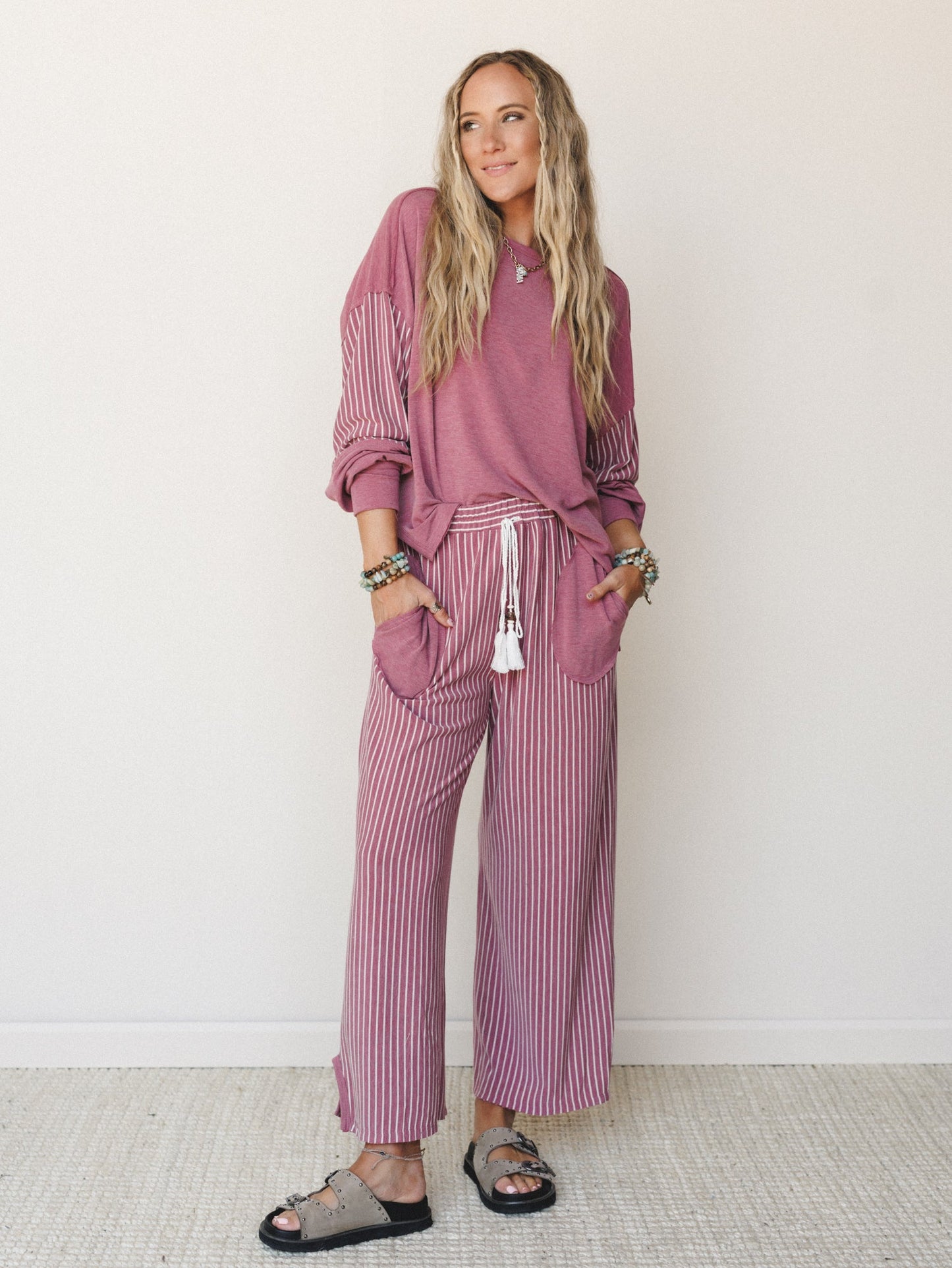 The Nest Easy Days Contrast Set - Dusty Rose