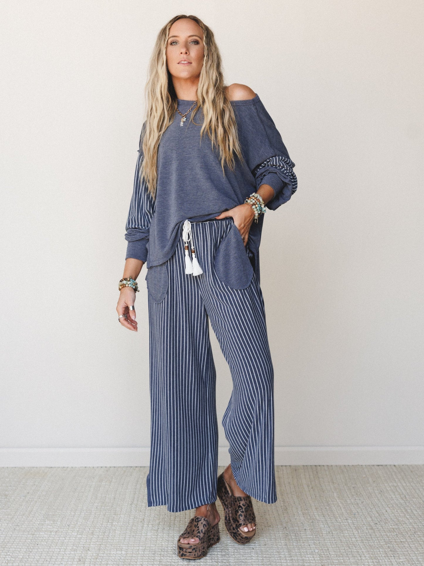 The Nest Easy Days Contrast Set - Navy