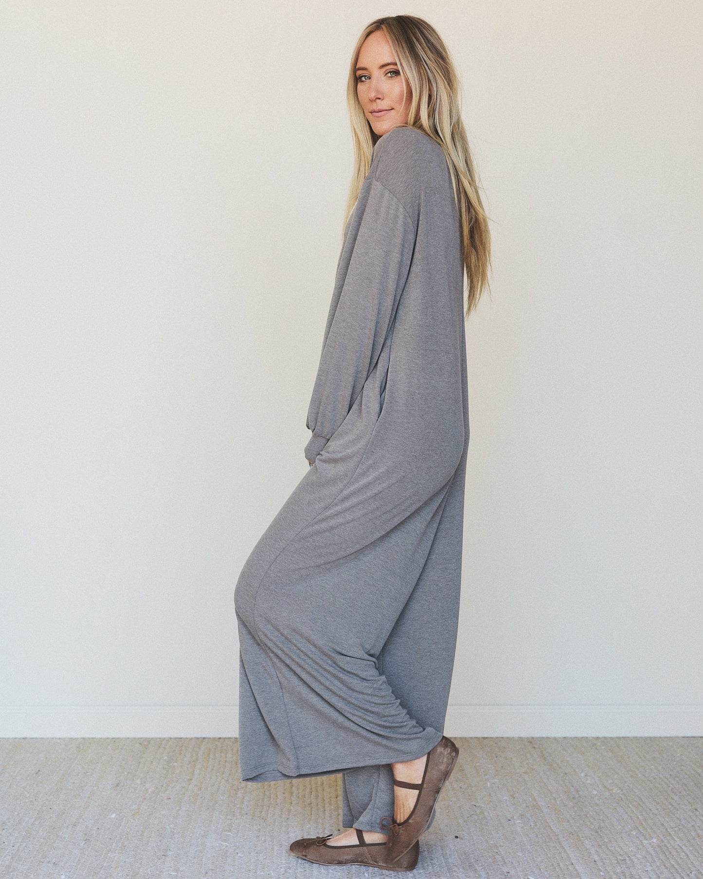 The Nest Dahlia Darling Wide Leg Jumpsuit - Brown