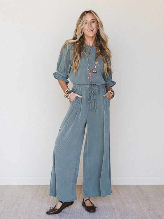 The Nest Open Sky Jumpsuit - Moss