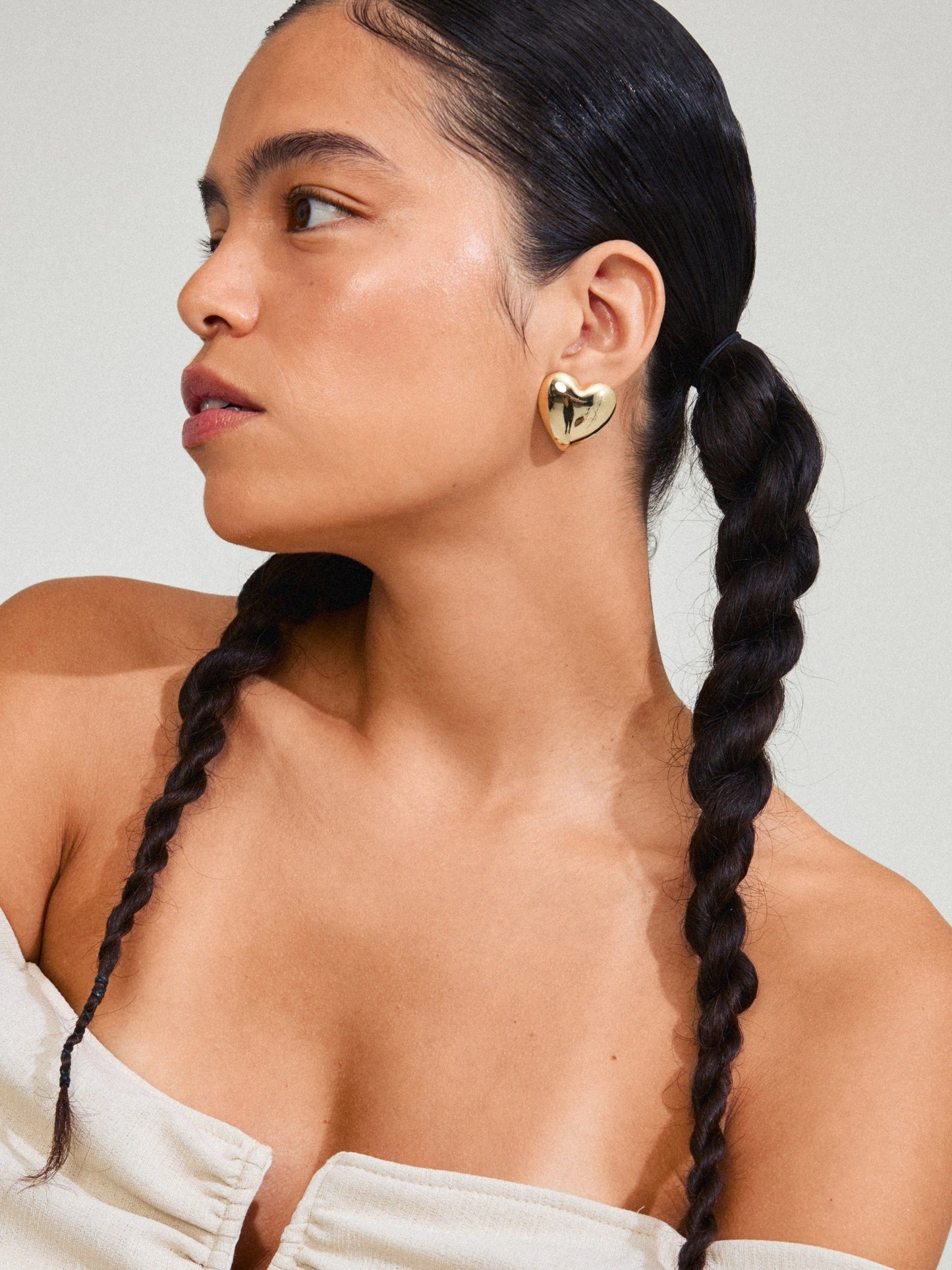 PILGRIM Annemette Heart Earrings