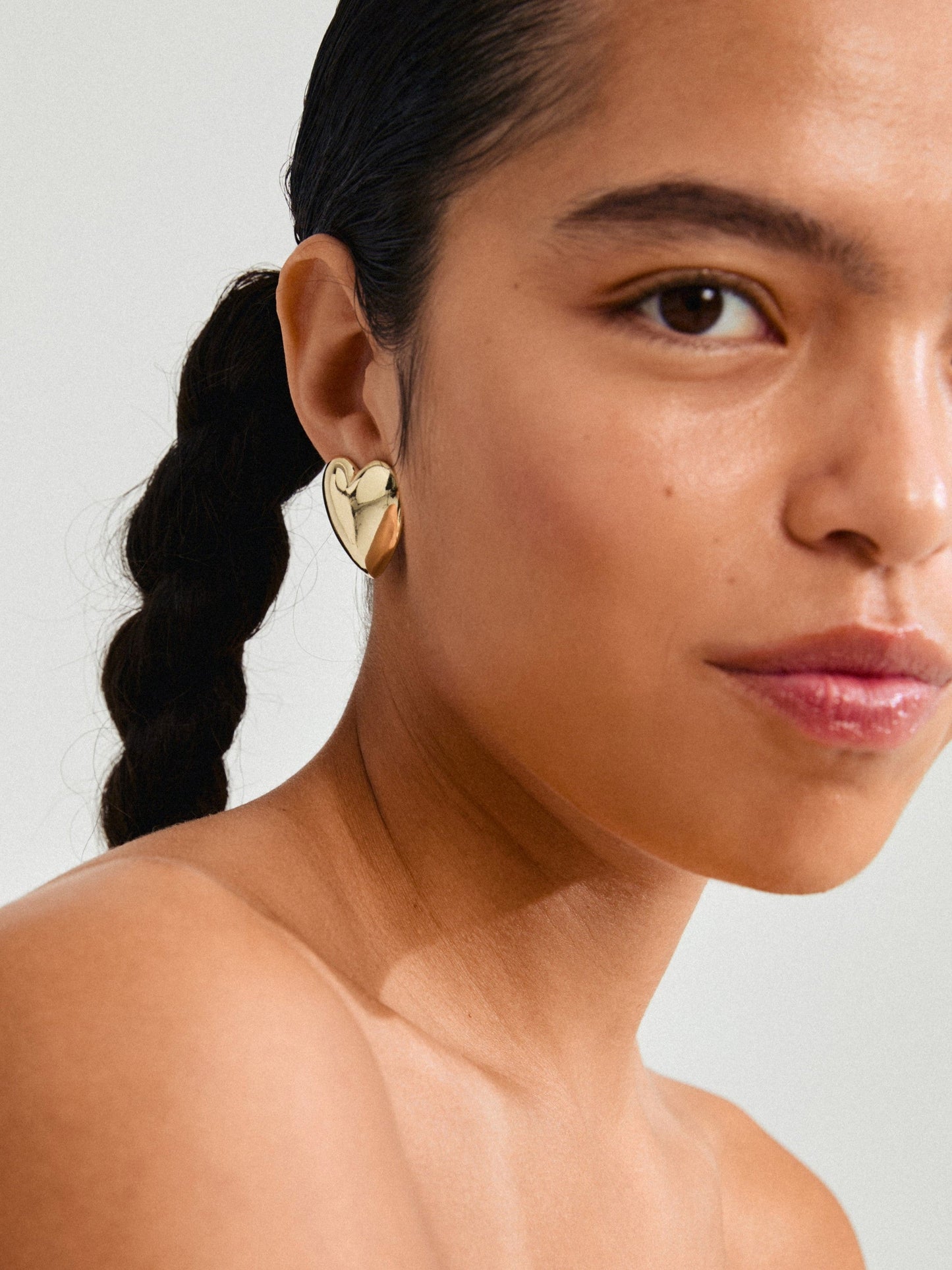 PILGRIM Annemette Heart Earrings