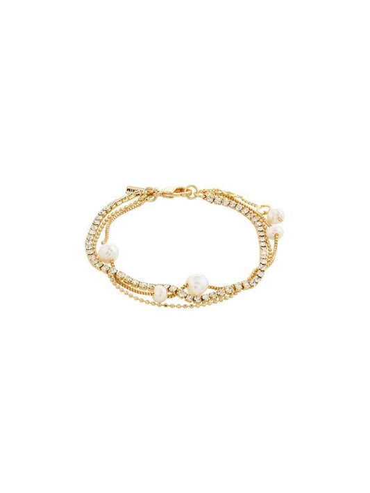 PILGRIM Breeze Crystal + Pearl Bracelet