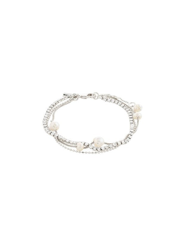 PILGRIM Breeze Crystal + Pearl Bracelet