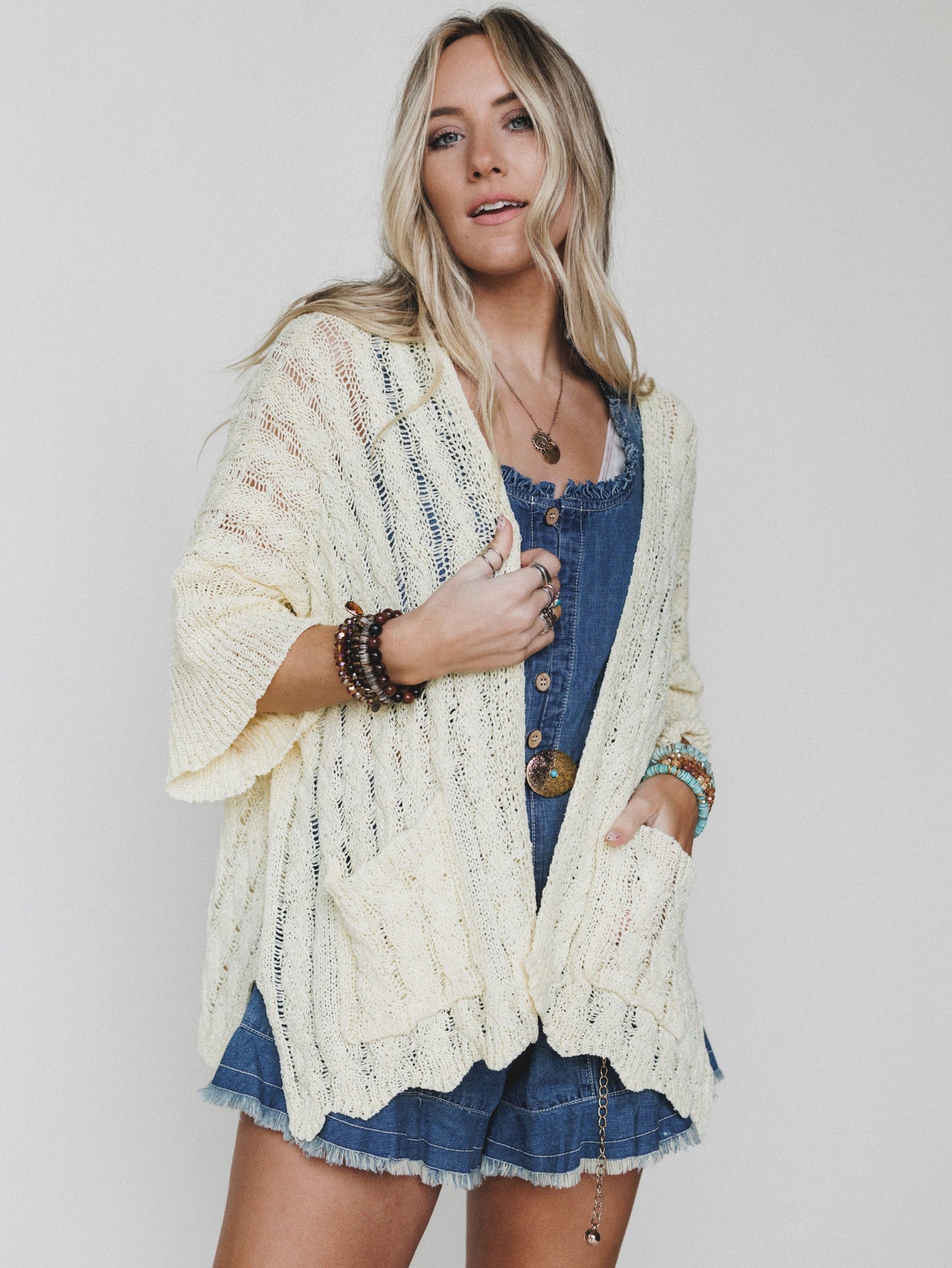 Island Escape Cardigan - Pineapple