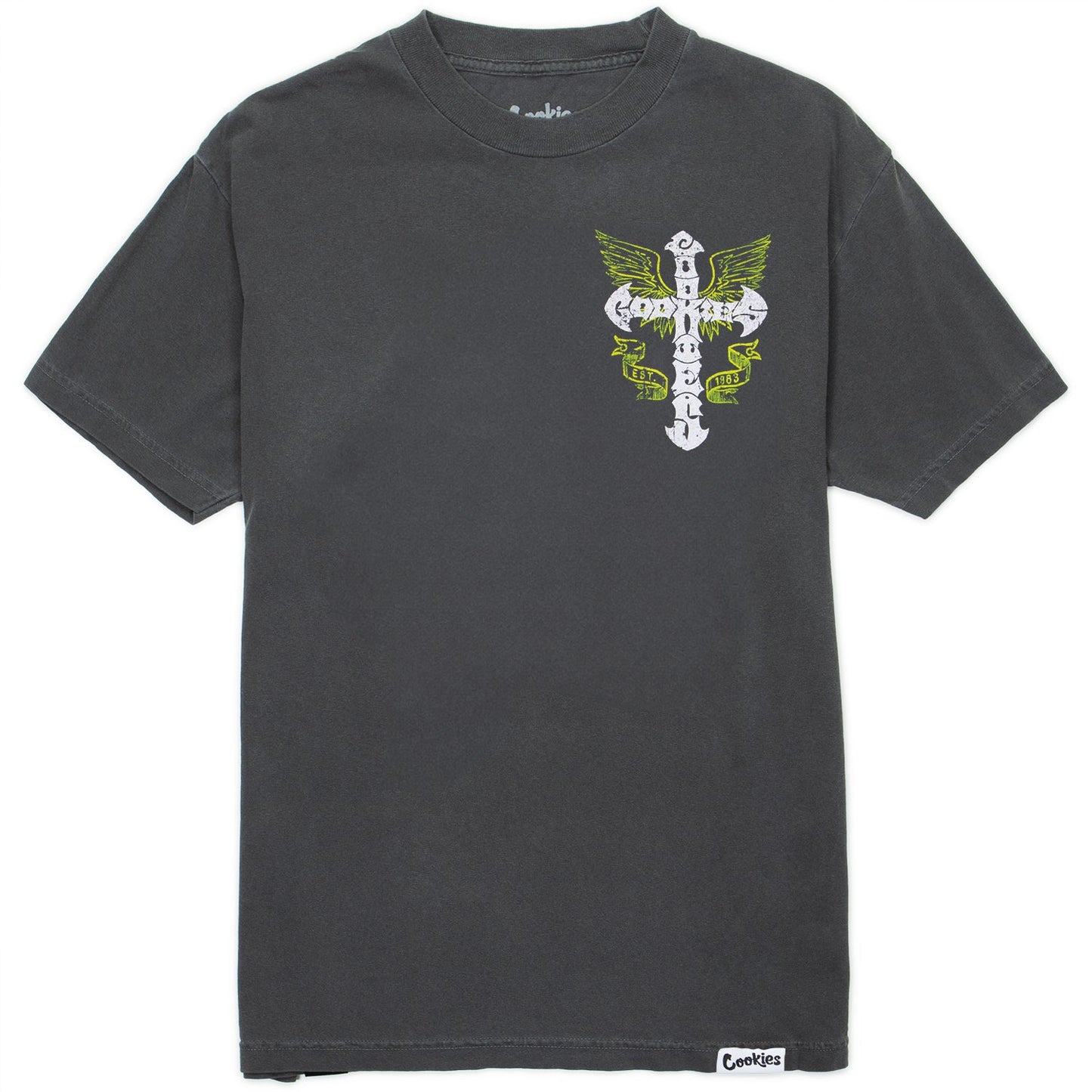 The Cross Tee - Washed Black