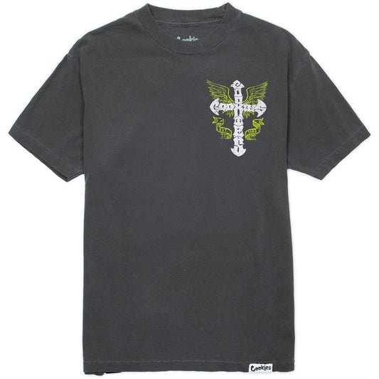 The Cross Tee - Washed Black
