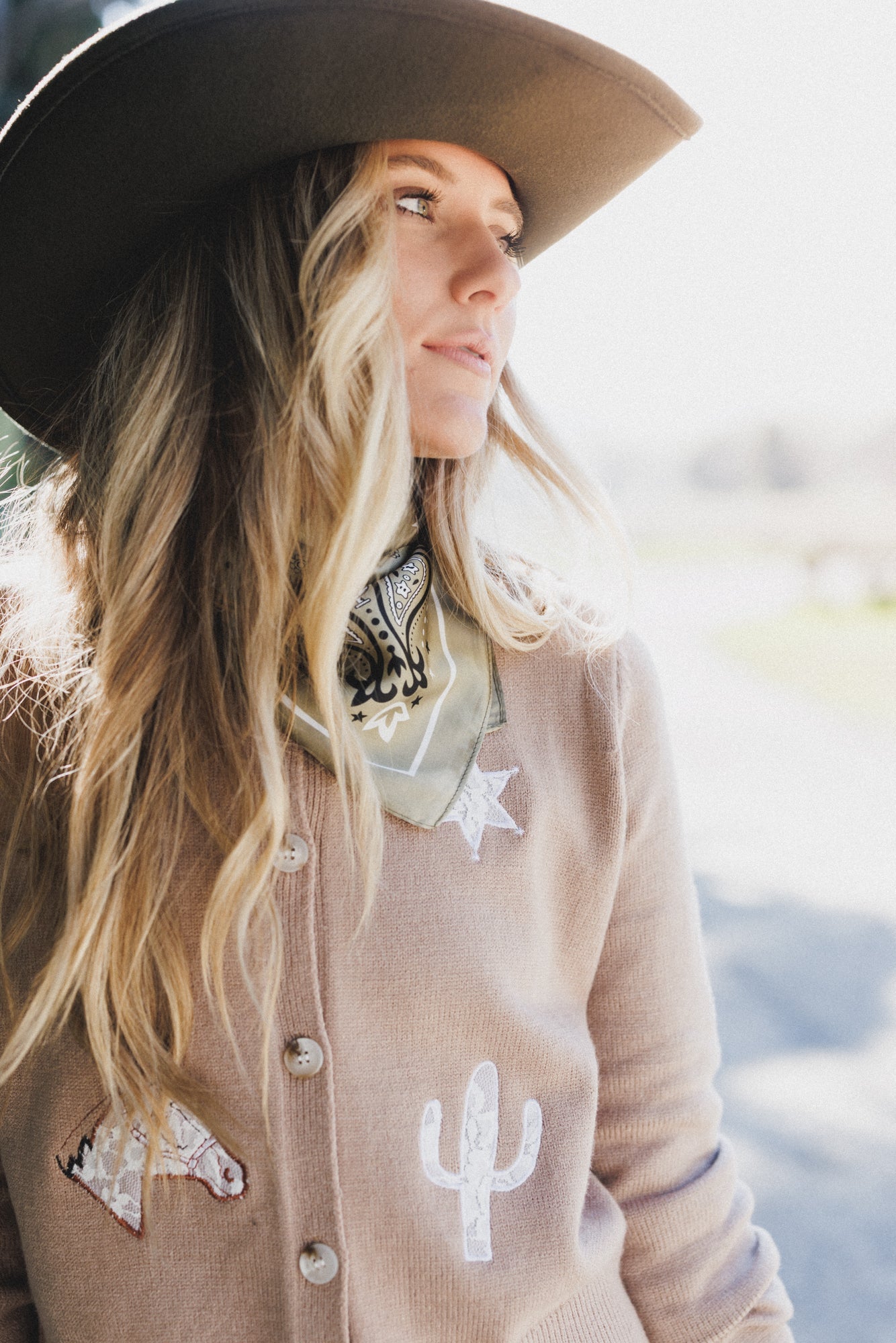 Western Mood Cardigan - Mocha