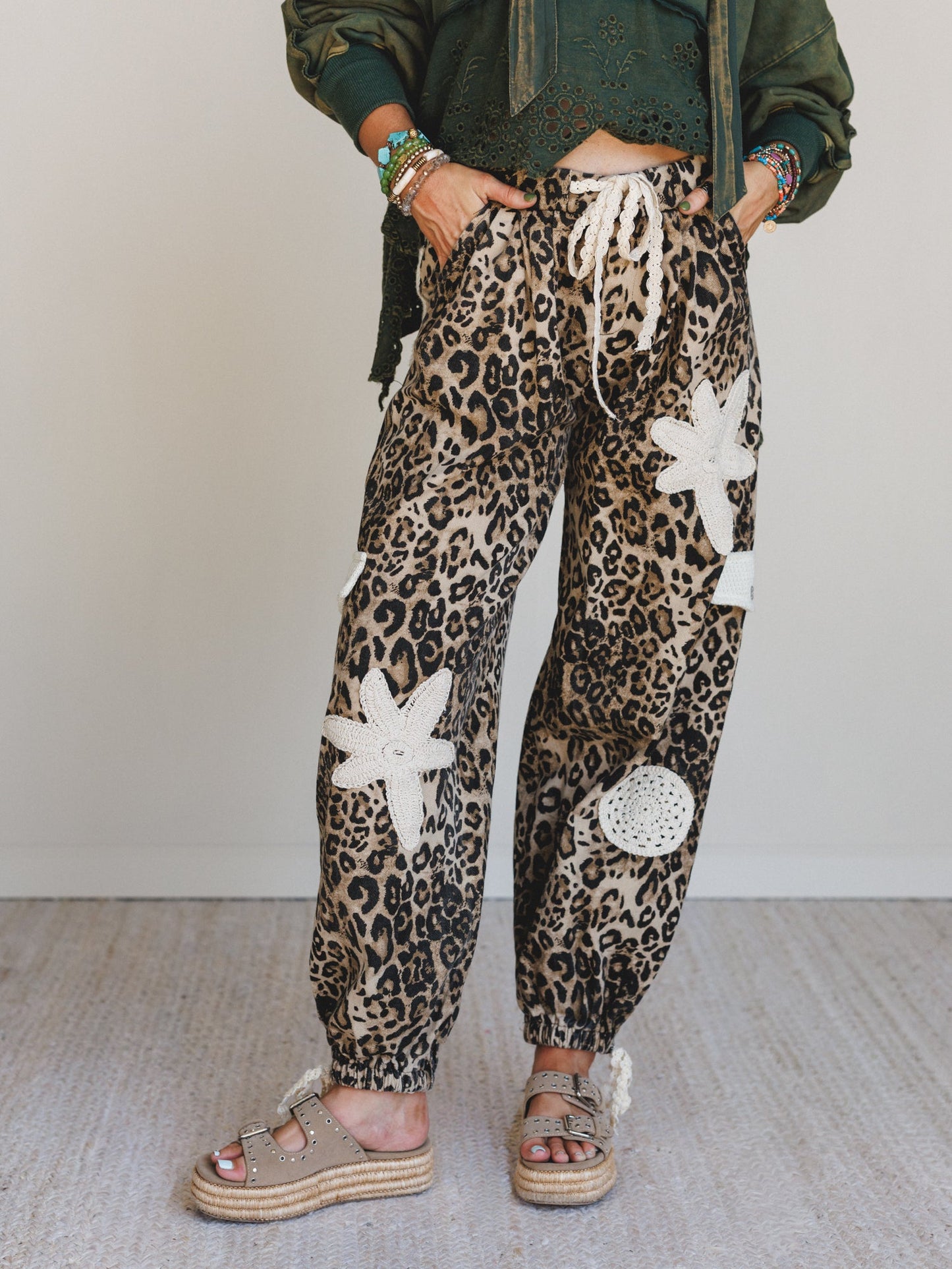 Fierce Flight Pants - Leopard Multi